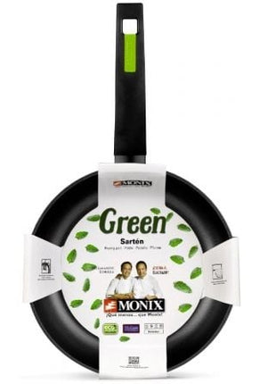 Sartén Monix Green M481228/ Ø28cm/ Aluminio forjado/ Apta para Inducción - Tiensol