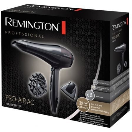 Secador Remington Pro - Air AC/ 2300W/ Iónico/ Negro - Tiensol