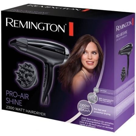 Secador Remington Pro - Air Shine 2300W/ Iónico/ Negro - Tiensol