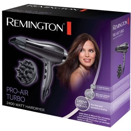 Secador Remington Pro - Air Turbo/ 2400W/ Negro - Tiensol