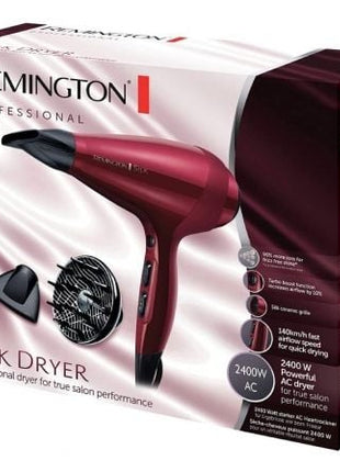 Secador Remington Silk Dryer AC9096/ 2400W/ Iónico/ Rojo - Tiensol