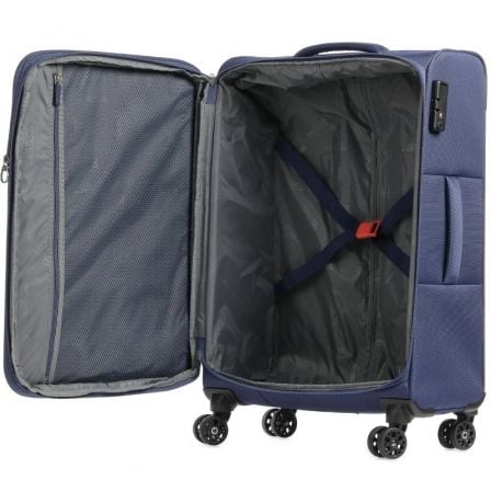 Set de 3 Maletas de Cabina American Tourister Sea Seeker Hyperspeed/ 46cm - 43cm - 40cm/ 4 Ruedas/ Marino Combate - Tiensol