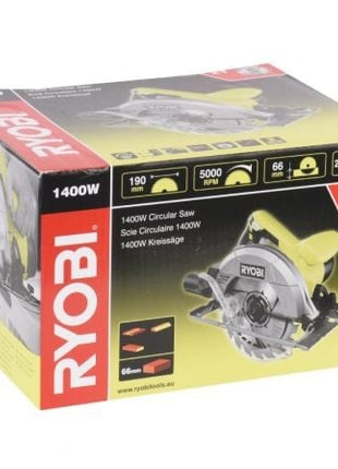 Sierra Circular Ryobi RCS1400 - G/ 1400W/ 1 Boquilla Aspiración - Tiensol