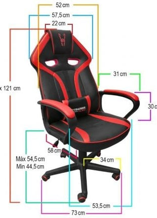 Silla Gaming Woxter Stinger Station Alien/ Roja - Tiensol