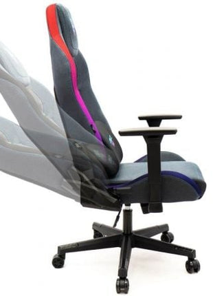 Silla Gaming Woxter Stinger Station Elite/ Luces LED/ Dorada y Plata - Tiensol