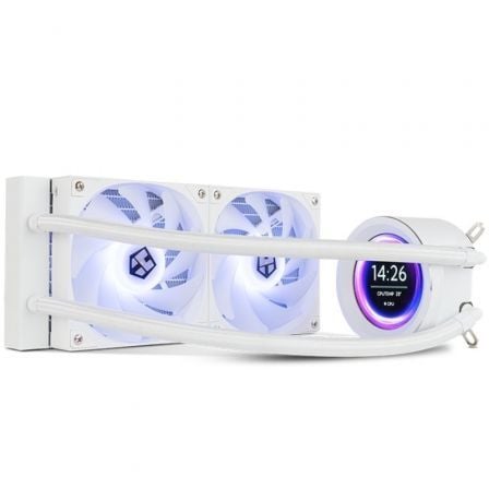 Sistema de Refrigeración Líquida Nox X - 240 LCD/ Blanco - Tiensol