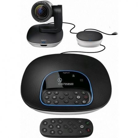 Sistema de Videoconferencia Logitech Group/ Enfoque Automático/ Full HD - Tiensol