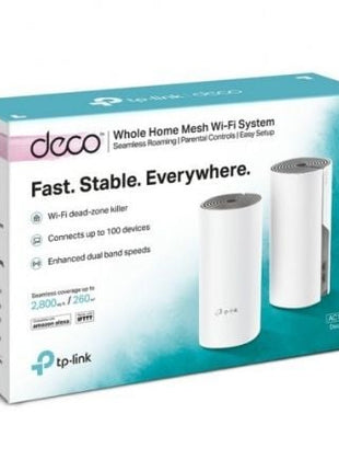 Sistema Mesh TP - Link Deco E4 1200Mbps/ 2.4GHz 5GHz/ Pack de 2 - Tiensol