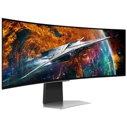 Smart Monitor Gaming Ultrapanorámico Curvo Samsung Odyssey OLEDG9 S49CG954SU 49'/ Dual QHD/ 0.03ms/ 240Hz/ OLED/ Regulable en altura/ Multimedia/Plata - Tiensol