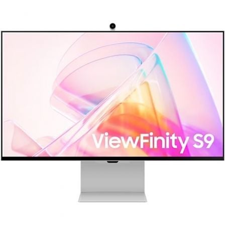 Smart Monitor Samsung ViewFinity S9 S27C902PAU 27'/ 5K/ Smart TV/ Webcam/ Multimedia/ Regulable en altura/ Plata - Tiensol