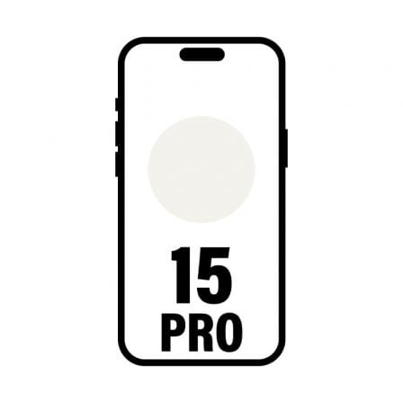 Smartphone Apple iPhone 15 Pro 1Tb/ 6.1'/ 5G/ Titanio Blanco - Tiensol