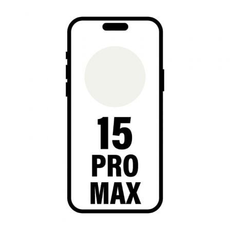 Smartphone Apple iPhone 15 Pro Max 512GB/ 6.7'/ 5G/ Titanio Blanco - Tiensol