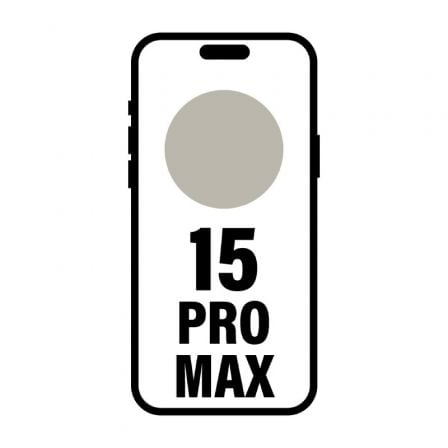 Smartphone Apple iPhone 15 Pro Max 512GB/ 6.7'/ 5G/ Titanio Natural - Tiensol