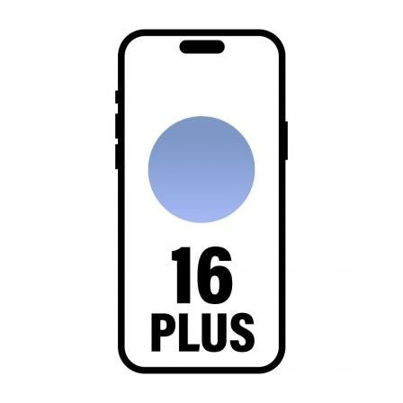 Smartphone Apple iPhone 16 Plus 128GB/ 6.7'/ 5G/ Azul Ultramar - Tiensol