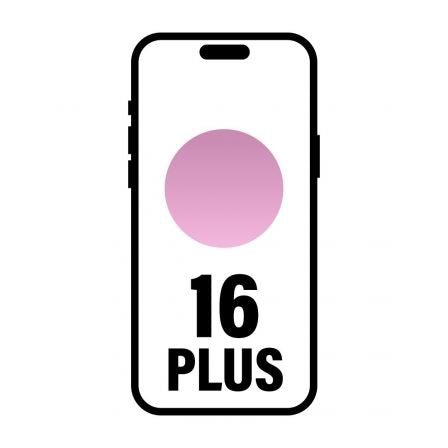 Smartphone Apple iPhone 16 Plus 128GB/ 6.7'/ 5G/ Rosa - Tiensol