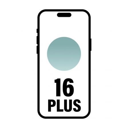 Smartphone Apple iPhone 16 Plus 128GB/ 6.7'/ 5G/ Verde Azulado - Tiensol