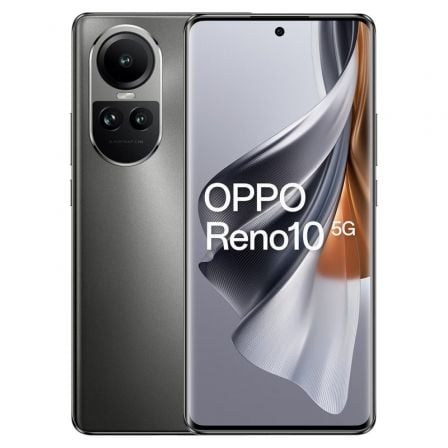 Smartphone Oppo Reno 10 8GB/ 256GB/ 6.7'/ 5G/ Gris Plateado - Tiensol