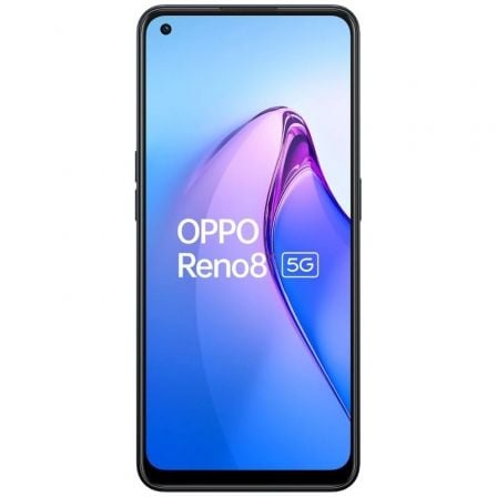 Smartphone Oppo Reno 8 8GB/ 256GB/ 6.43'/ 5G/ Negro Brillante - Tiensol