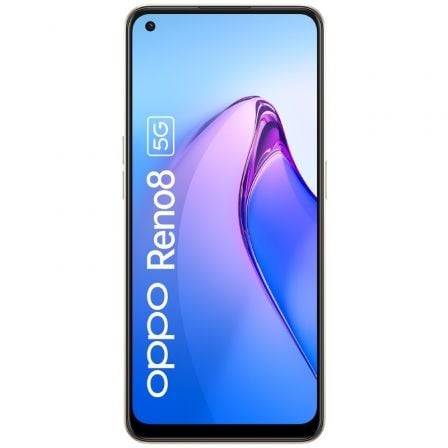 Smartphone Oppo Reno 8 8GB/ 256GB/ 6.43'/ 5G/ Oro Brillante - Tiensol