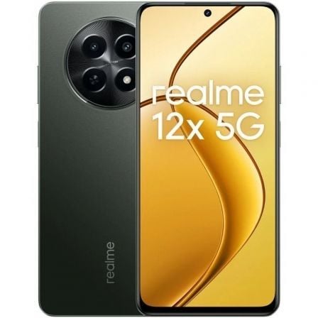 Smartphone Realme 12X 8GB/ 256GB/ 6.6'/ 5G/ Negro Brillante - Tiensol