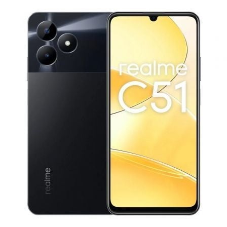 Smartphone Realme C51 4GB/ 128GB/ 6.74'/ Negro - Tiensol