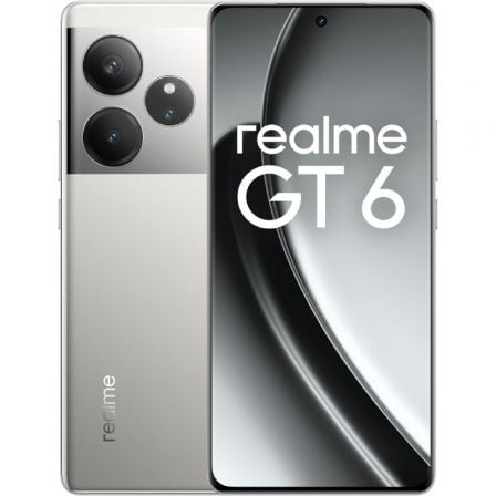 Smartphone Realme GT6 16GB/ 512GB/ 6.78'/ 5G/ Plata Fundida - Tiensol