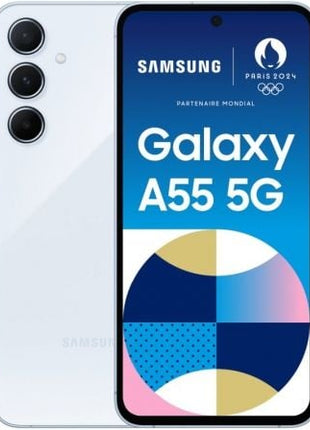 Smartphone Samsung Galaxy A55 8GB/ 128GB/ 6.6'/ 5G/ Azul Cielo - Tiensol