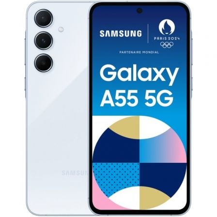 Smartphone Samsung Galaxy A55 8GB/ 128GB/ 6.6'/ 5G/ Azul Cielo - Tiensol