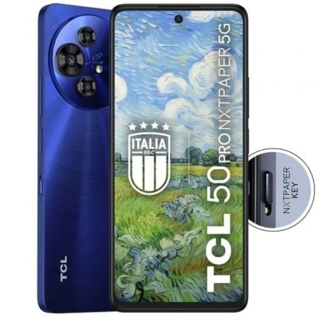 Smartphone TCL 50 PRO NXTPAPER 8GB/ 512GB/ 6.8'/ 5G/ Azul Medianoche - Tiensol