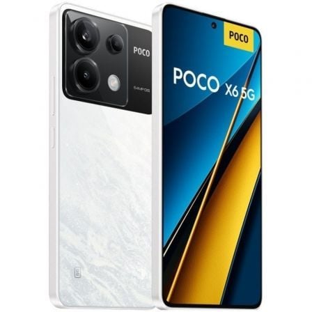 Smartphone Xiaomi POCO X6 8GB/ 256GB/ 6.67'/ 5G/ Blanco - Tiensol