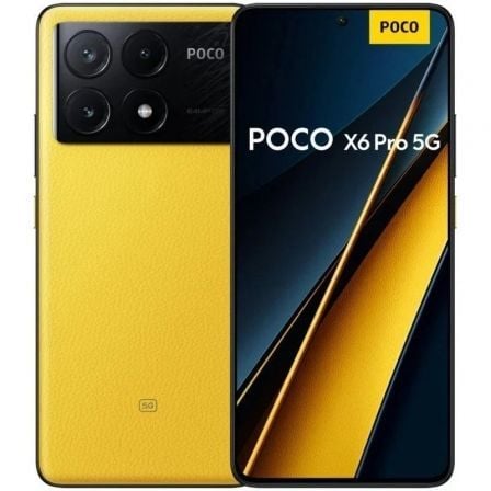 Smartphone Xiaomi POCO X6 Pro 12GB/ 512GB/ 6.67'/ 5G/ Amarillo - Tiensol