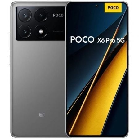 Smartphone Xiaomi POCO X6 Pro 12GB/ 512GB/ 6.67'/ 5G/ Gris - Tiensol