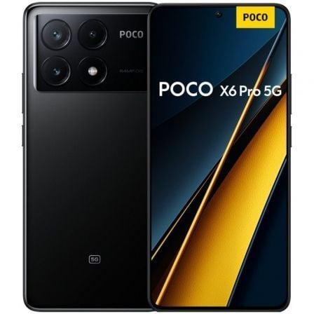 Smartphone Xiaomi POCO X6 Pro 12GB/ 512GB/ 6.67'/ 5G/ Negro - Tiensol