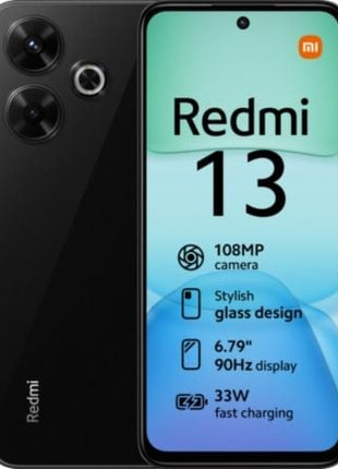 Smartphone Xiaomi Redmi 13 6GB/ 128GB/ 6.79'/ Negro Medianoche - Tiensol