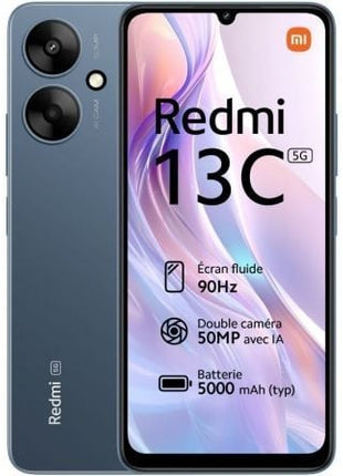 Smartphone Xiaomi Redmi 13C 4GB/ 128GB/ 6.74'/ 5G/ Azul - Tiensol