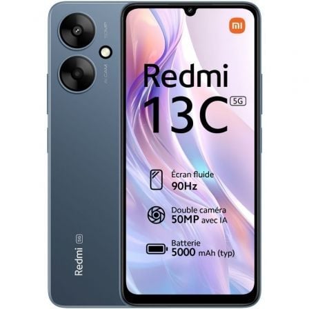 Smartphone Xiaomi Redmi 13C 4GB/ 128GB/ 6.74'/ 5G/ Azul - Tiensol