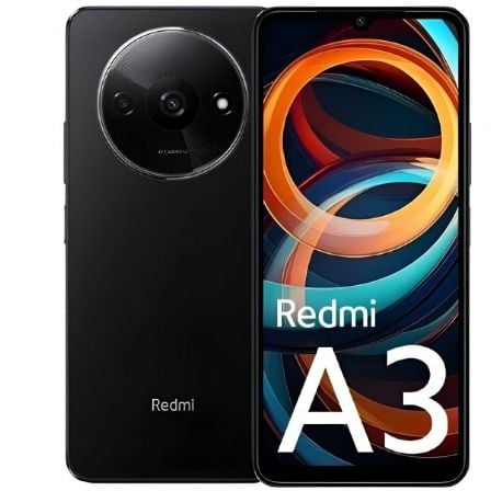 Smartphone Xiaomi Redmi A3 4GB/ 128GB/ 6.71'/ Negro Medianoche - Tiensol