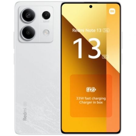 Smartphone Xiaomi Redmi Note 13 6GB/ 128GB/ 6.67'/ 5G/ Blanco - Tiensol