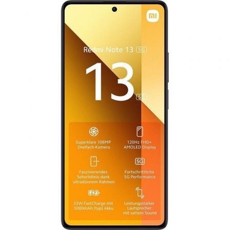 Smartphone Xiaomi Redmi Note 13 NFC 6GB/ 128GB/ 6.67'/ 5G/ Negro - Tiensol