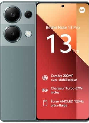 Smartphone Xiaomi Redmi Note 13 Pro 12GB/ 512GB/ 6.67'/ Verde - Tiensol