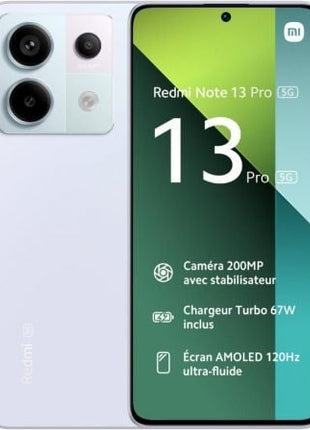 Smartphone Xiaomi Redmi Note 13 Pro+ NFC 8GB/ 256GB/ 6.67'/ 5G/ Púrpura - Tiensol