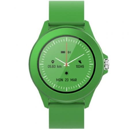 Smartwatch Forever Colorum CW - 300/ Notificaciones/ Frecuencia Cardíaca/ Verde - Tiensol