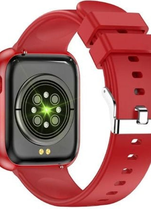 Smartwatch Forever IGo Watch 3 JW - 500/ Notificaciones/ Frecuencia Cardíaca/ Rojo - Tiensol