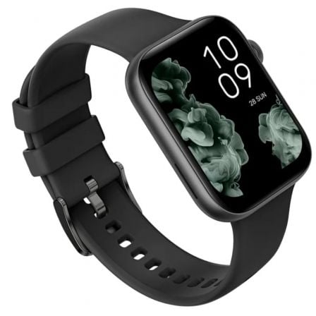 Smartwatch SPC Smartee Duo 2 9650N/ Notificaciones/ Frecuencia Cardíaca/ Negro/ Incluye Correa Extra - Tiensol