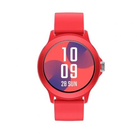 Smartwatch SPC Smartee Duo Vivo 9651R/ Notificaciones/ Frecuencia Cardíaca/ Rojo/ Incluye Correa Extra - Tiensol