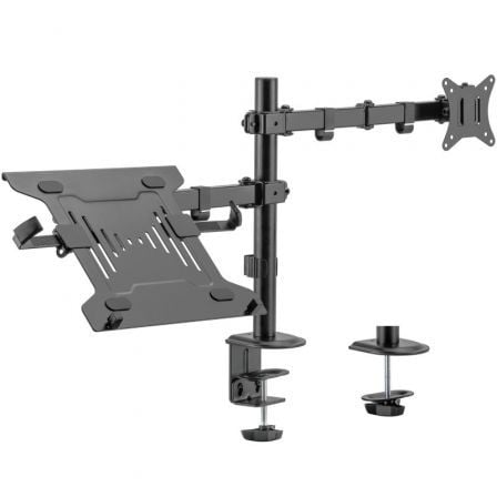 Soporte de Mesa Orientable/ Inclinable DTL32TSR - 193 para TV y Portátil de 17 - 32' - Tiensol