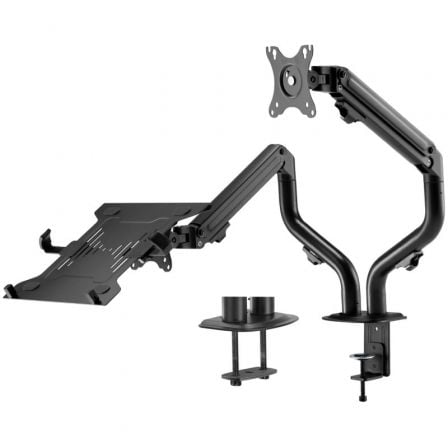 Soporte de Mesa Orientable/ Inclinable DTL32TSR - 195 para TV y Portátil de 17 - 32' - Tiensol