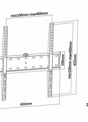 Soporte de Pared Fijo Aisens WT55F - 013 para TV de 32 - 55'/ hasta 40kg - Tiensol