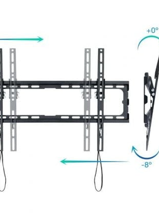 Soporte de Pared Fijo/ Inclinable TooQ LP1081T - B para TV de 37 - 80'/ hasta 45kg - Tiensol