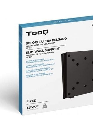 Soporte de Pared Fijo TooQ LP1023F - B para TV de 13 - 27'/ hasta 30kg - Tiensol